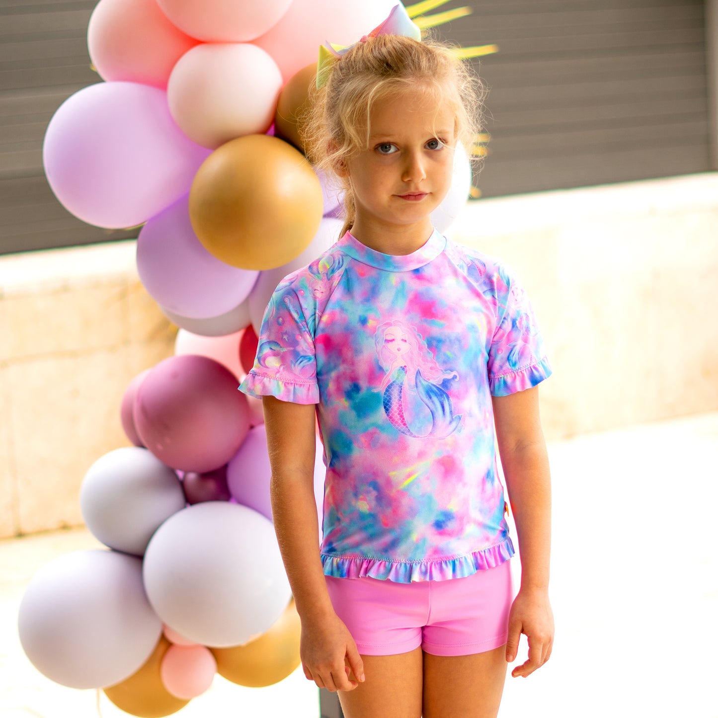 1365 Miss Magical Short Sleeve Sunvest Set