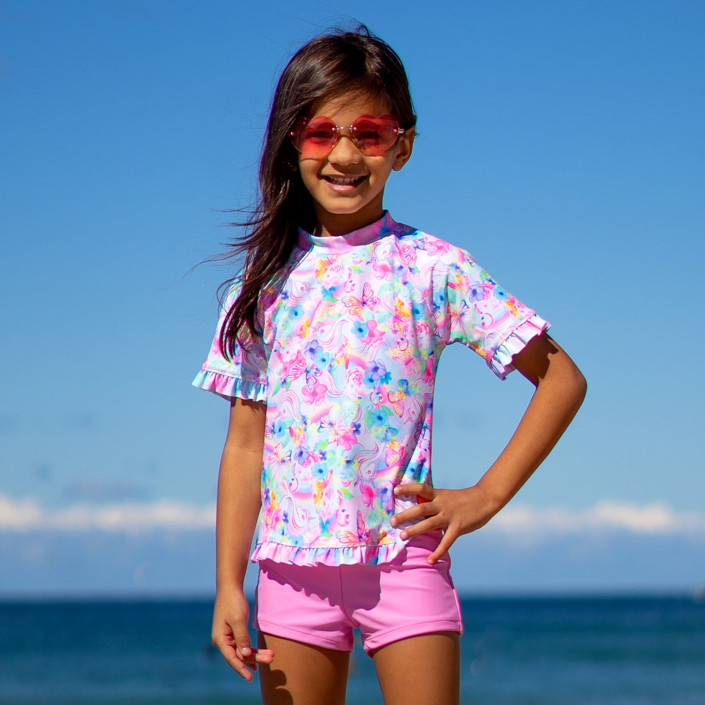 1386 Miss Dreamer Short Sleeve Sunvest Set