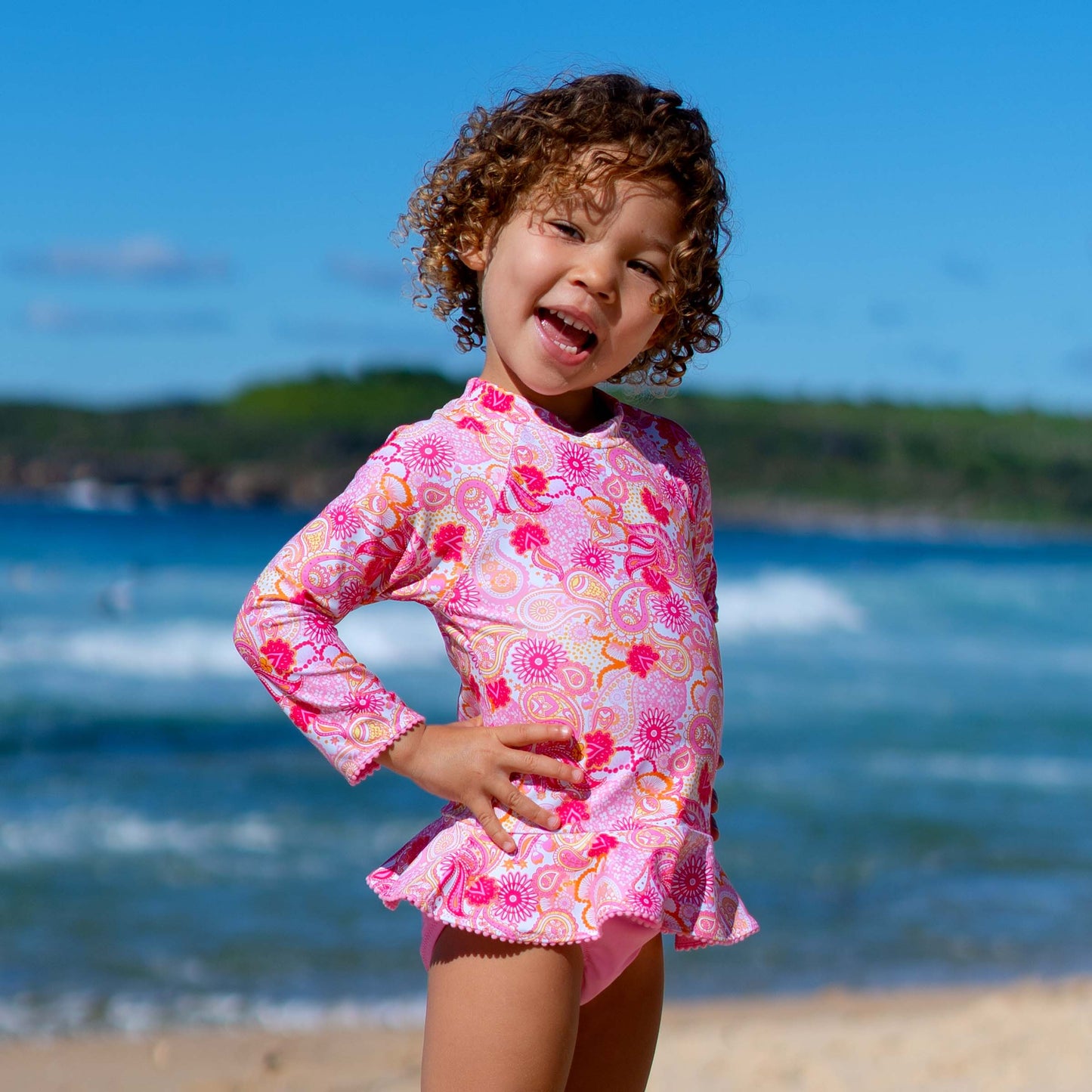 1396 Miss Popsical Long Sleeve Sunvest Set