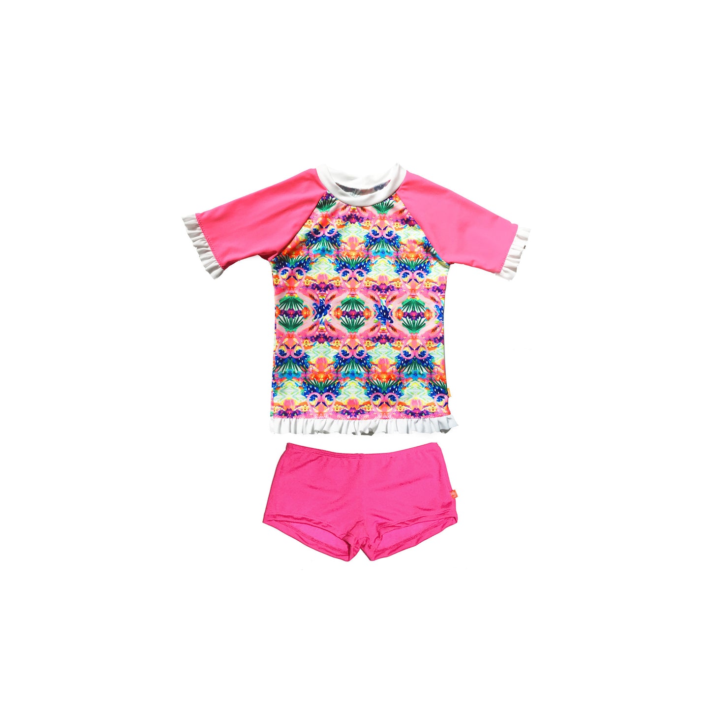 169 Miss Flamingo Rashvest Set - Salty Ink