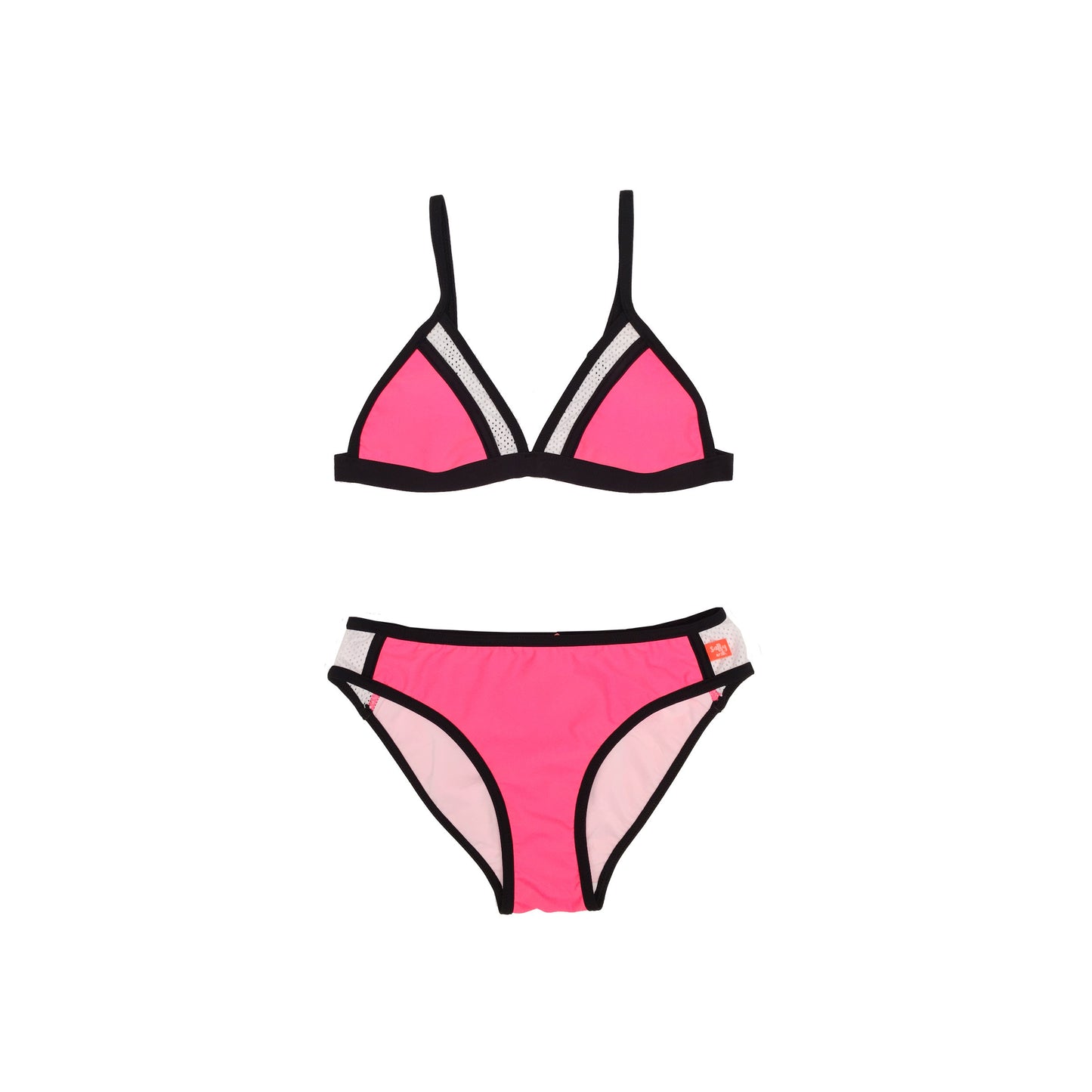 178 Neon Lights Plain Tri Bikini - Salty Ink