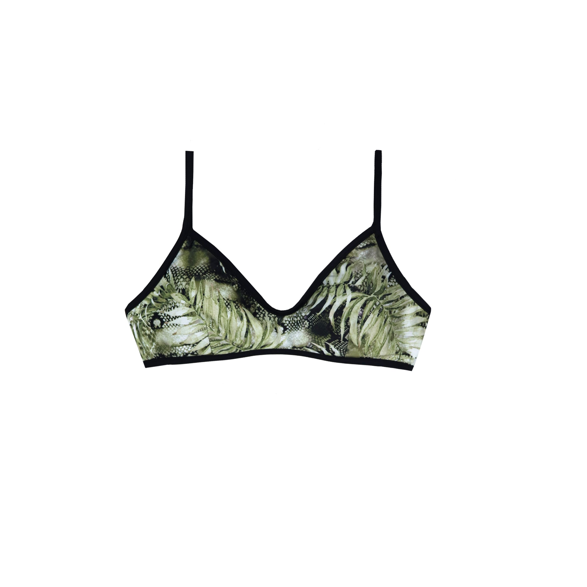 2020 Desert Palm Gidget Bra - Salty Ink