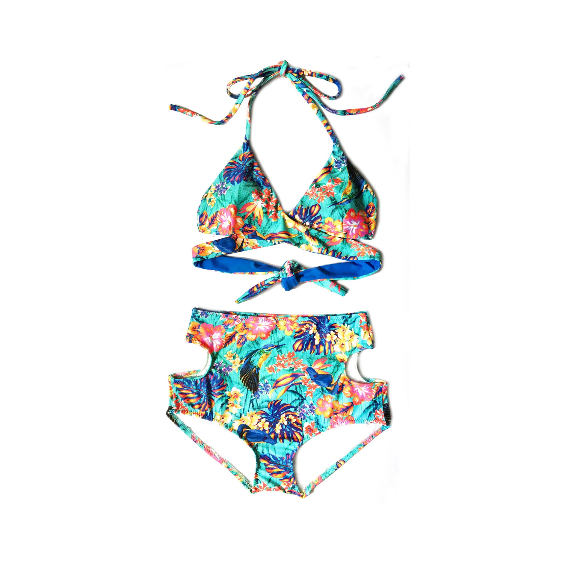 230 Tahiti Tropica Retro Bikini - Salty Ink