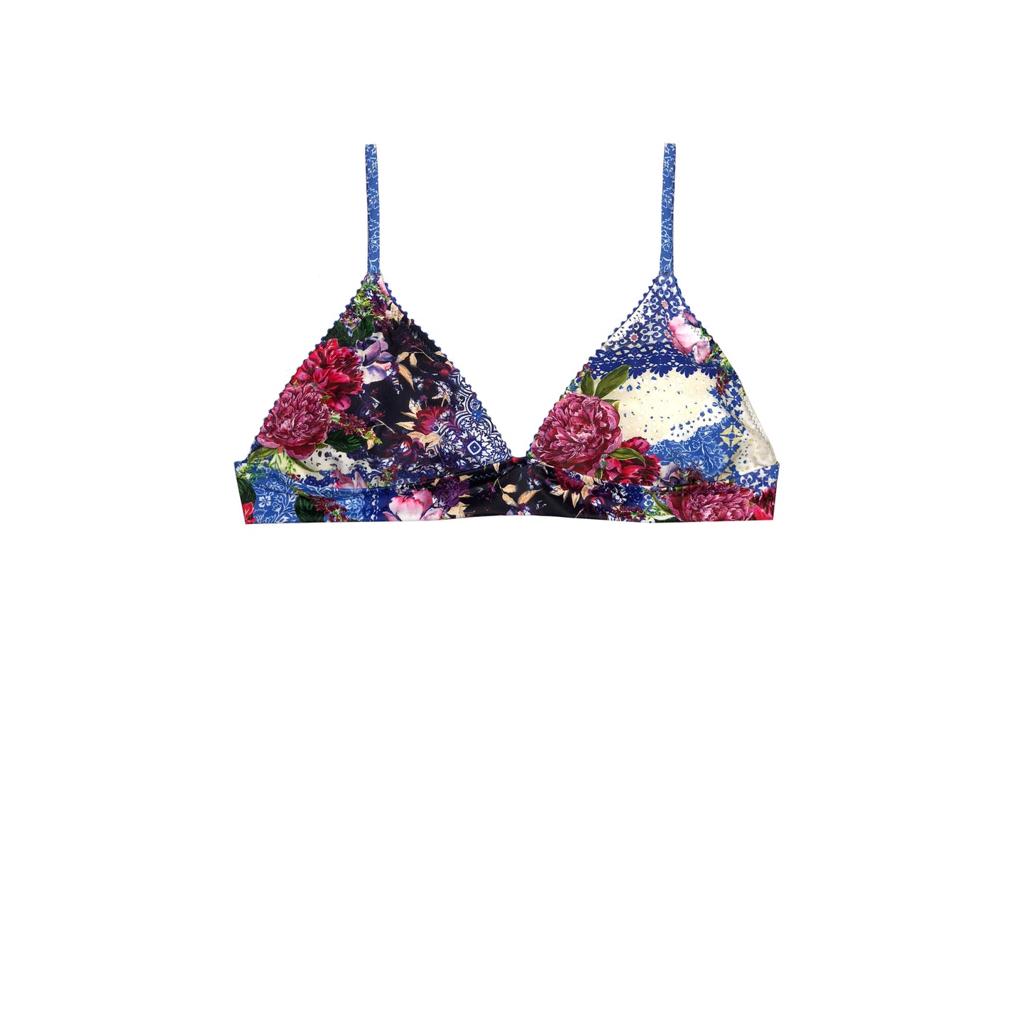 291 Bella Chic Tri Top - Salty Ink