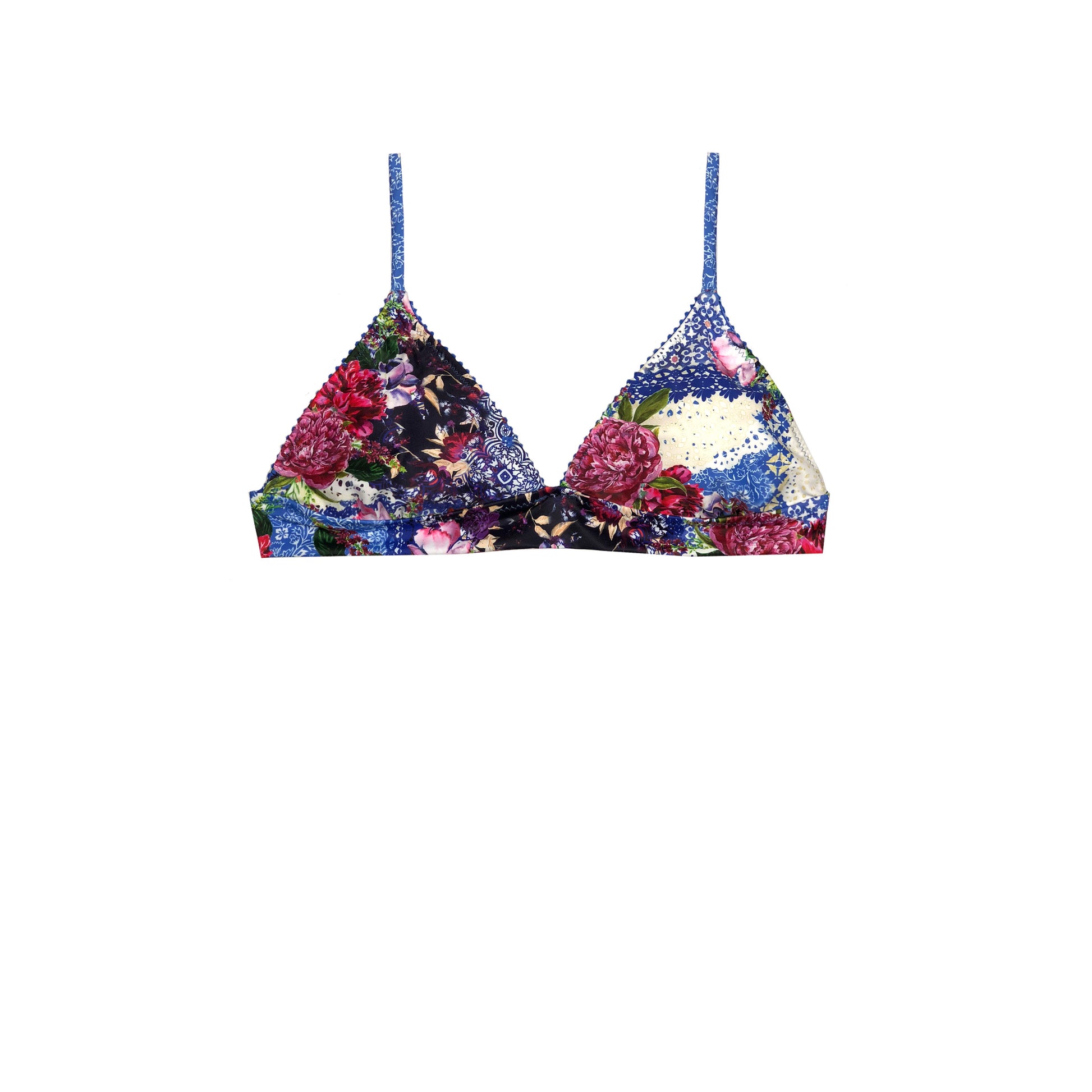 291 Bella Chic Tri Top - Salty Ink