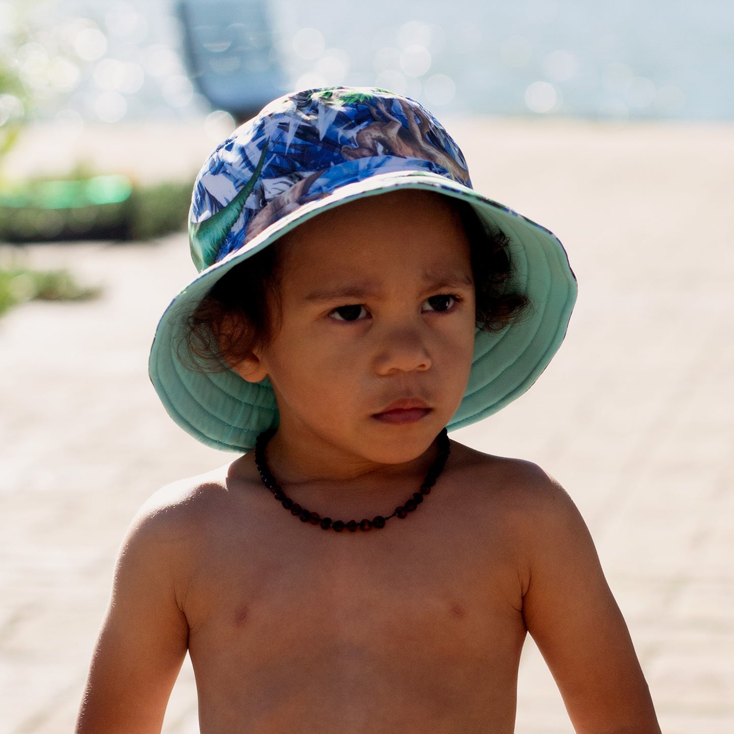 404 Dino Safari Sunhat - Salty Ink