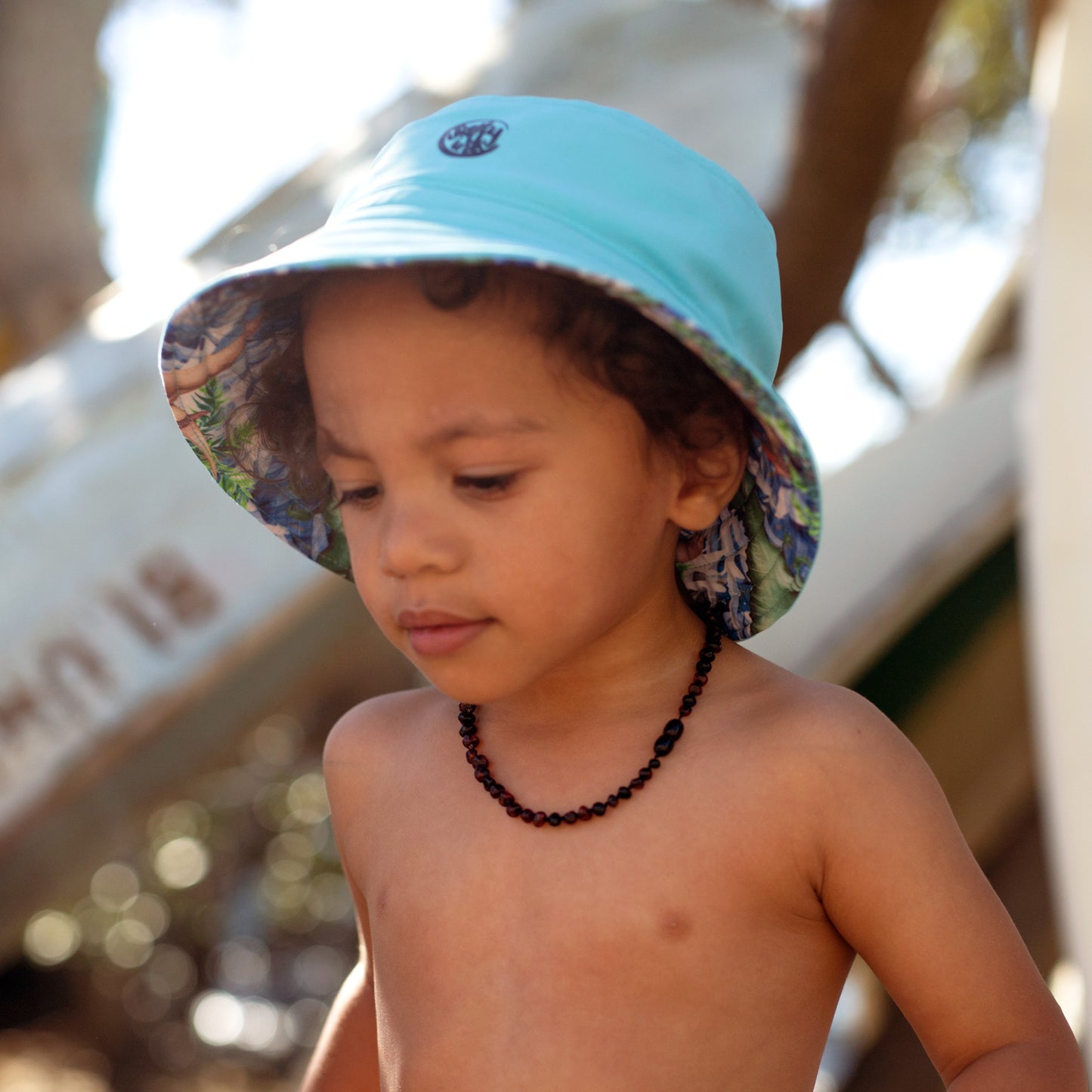 404 Dino Safari Sunhat - Salty Ink
