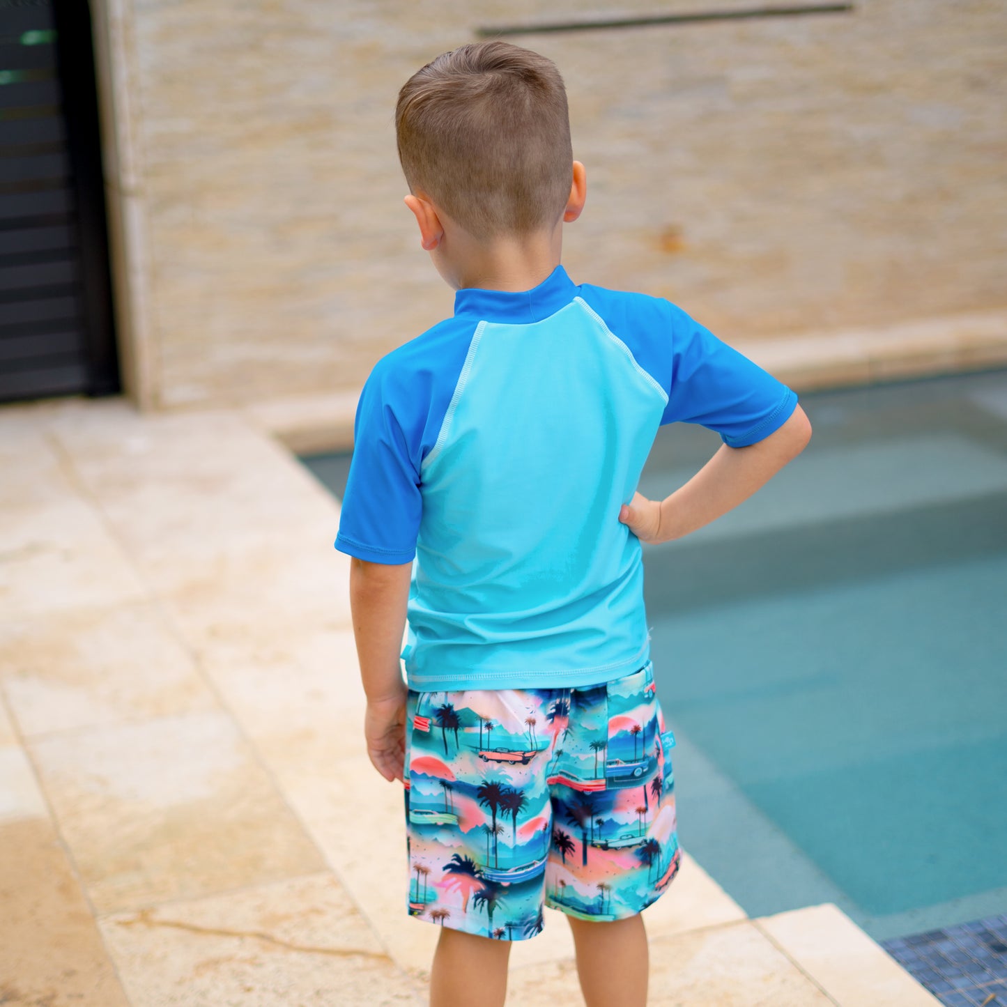 406 Sunset Boulevarde Short Sleeve Rashvest