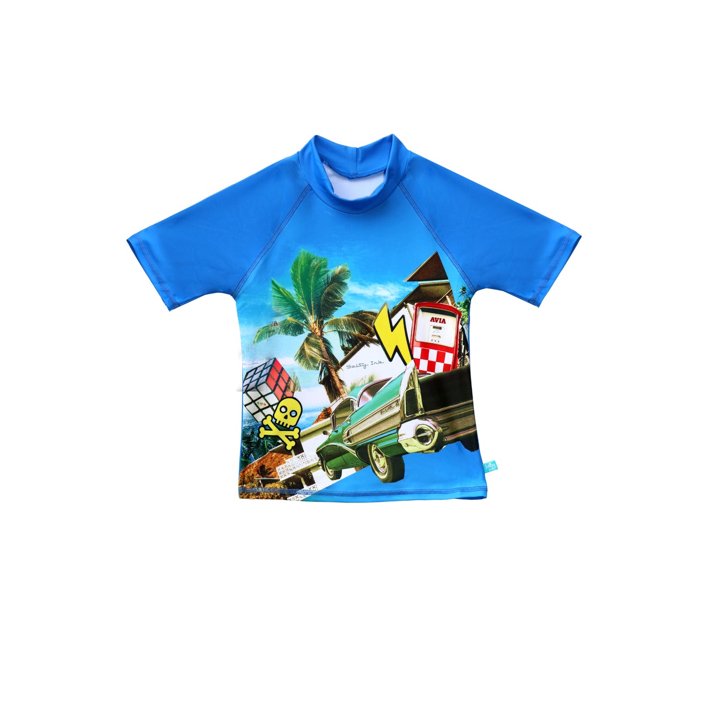 406 Mash up Short Sleeve Rashvest