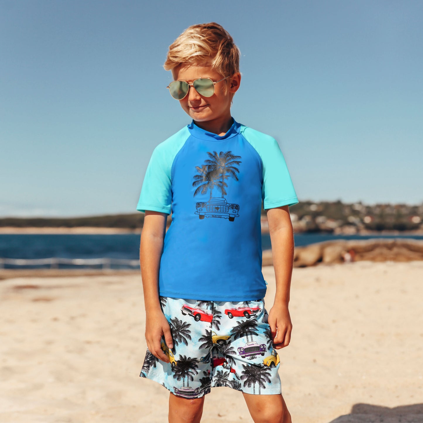 406 Tropix Short Sleeve Rashvest - Salty Ink