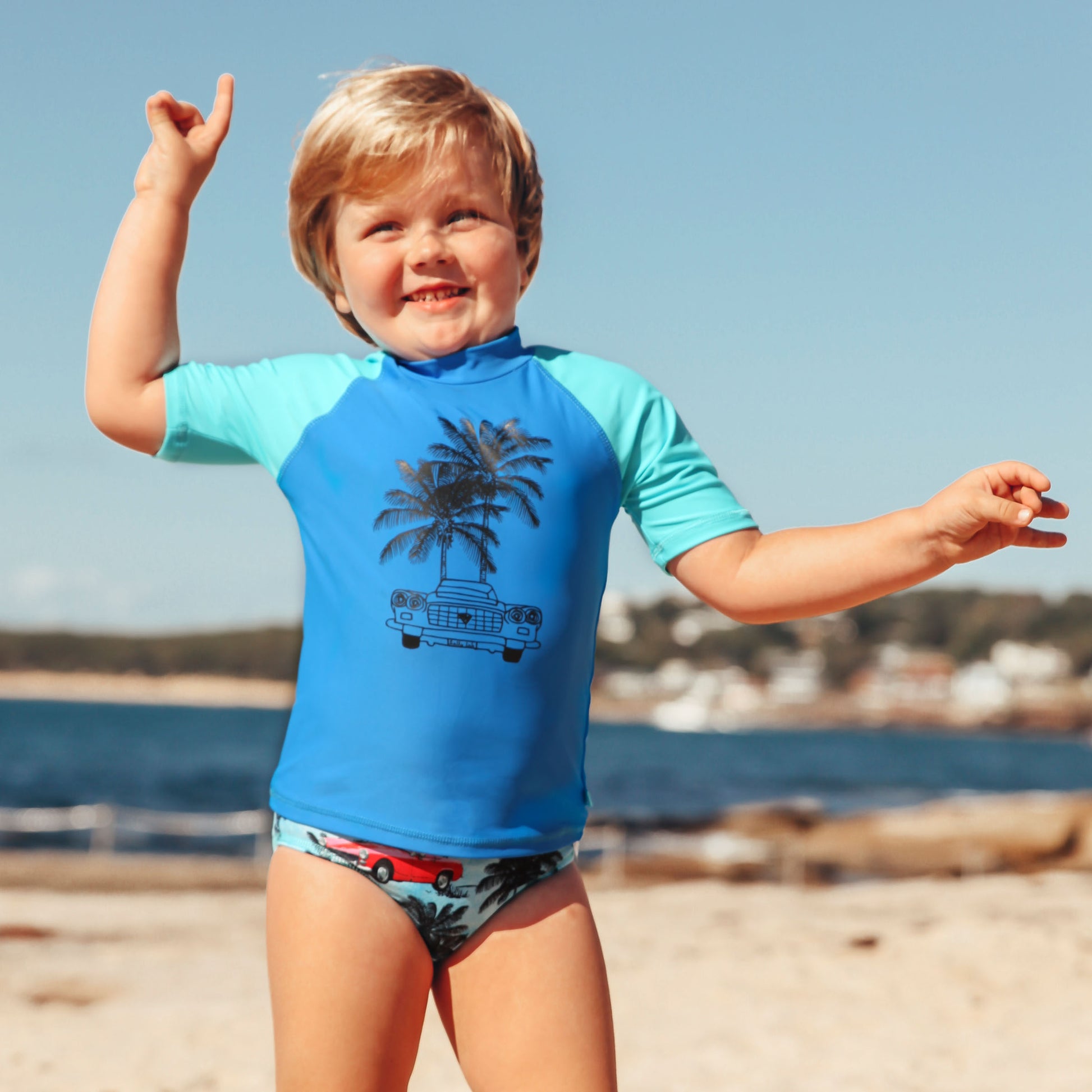 406 Tropix Short Sleeve Rashvest - Salty Ink