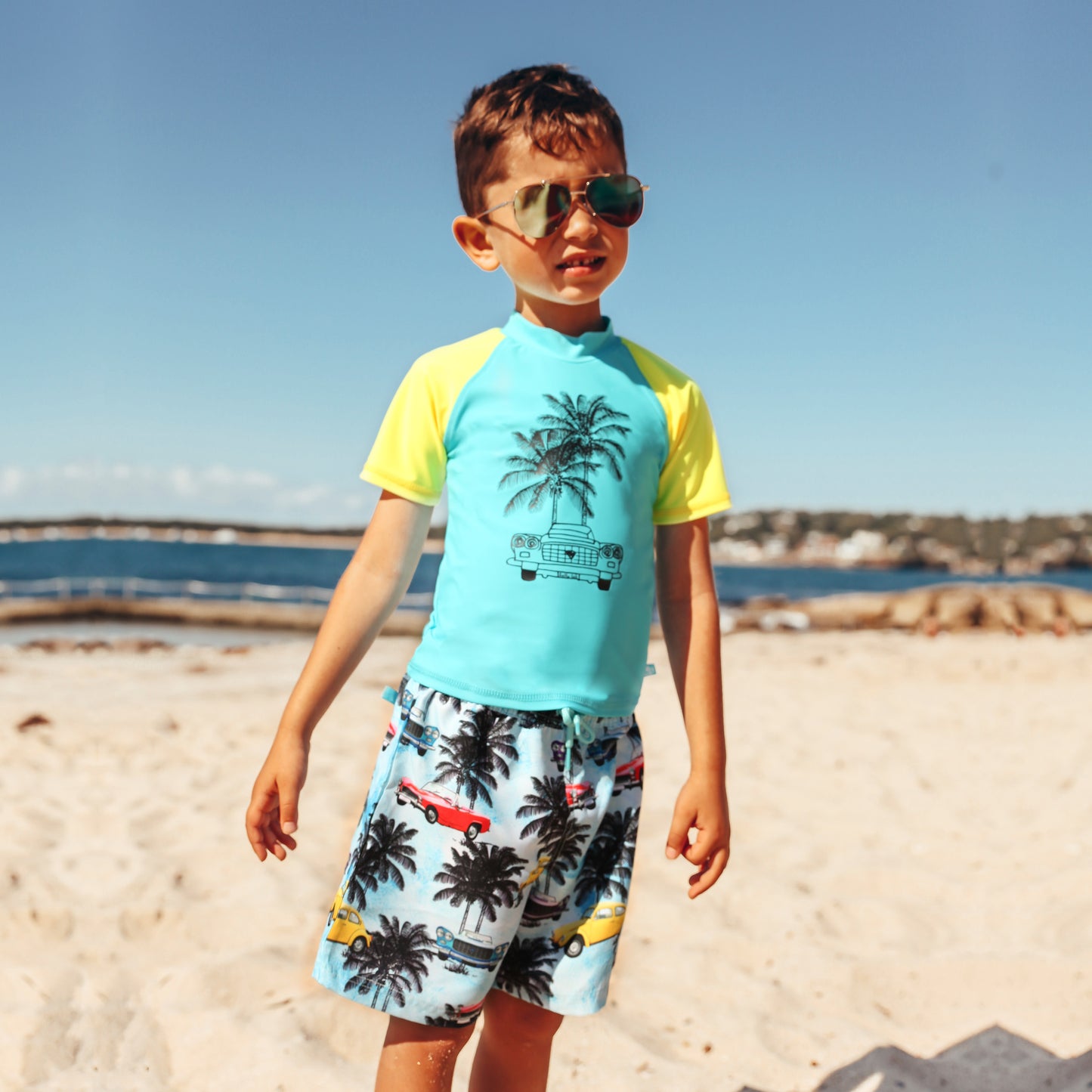 406 Tropix Short Sleeve Rashvest - Salty Ink