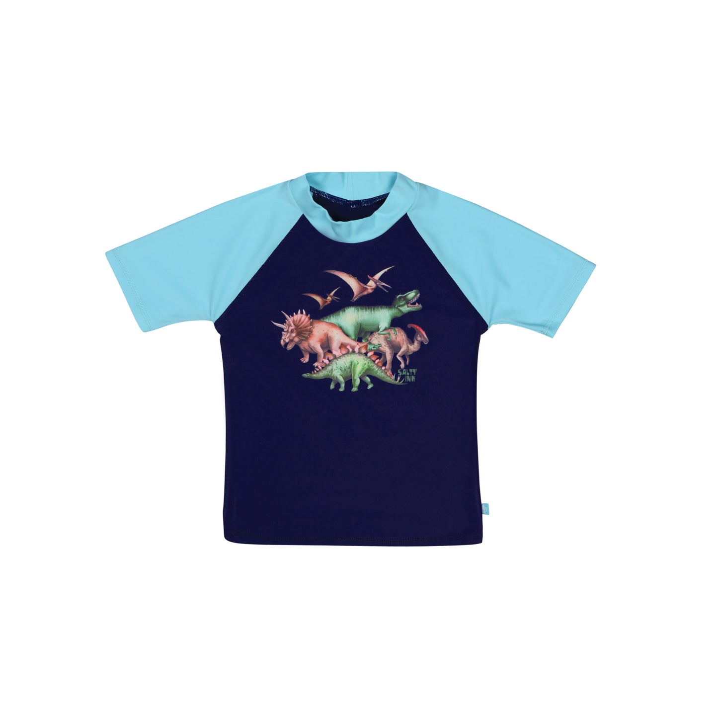406 Dino Safari Short Sleeve Rashvest - Salty Ink