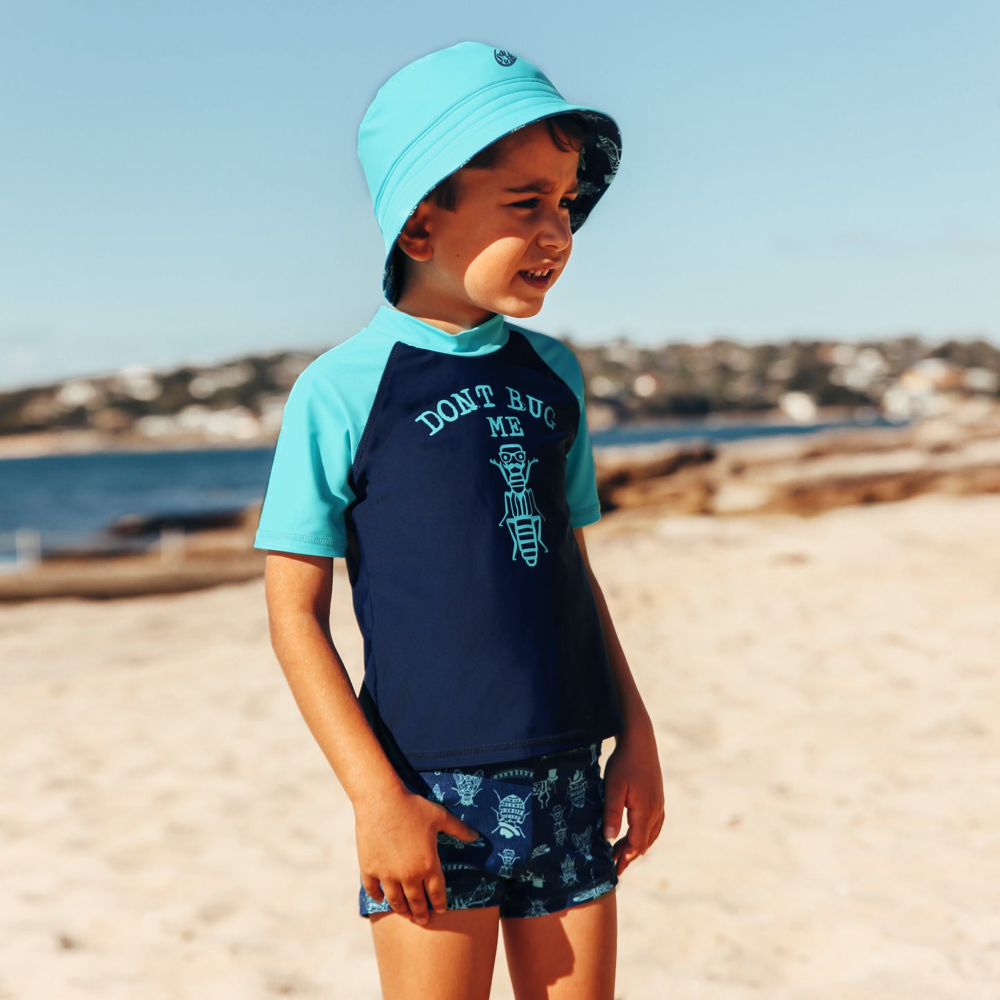 406 Bugged Short Sleeve Rashvest - Salty Ink