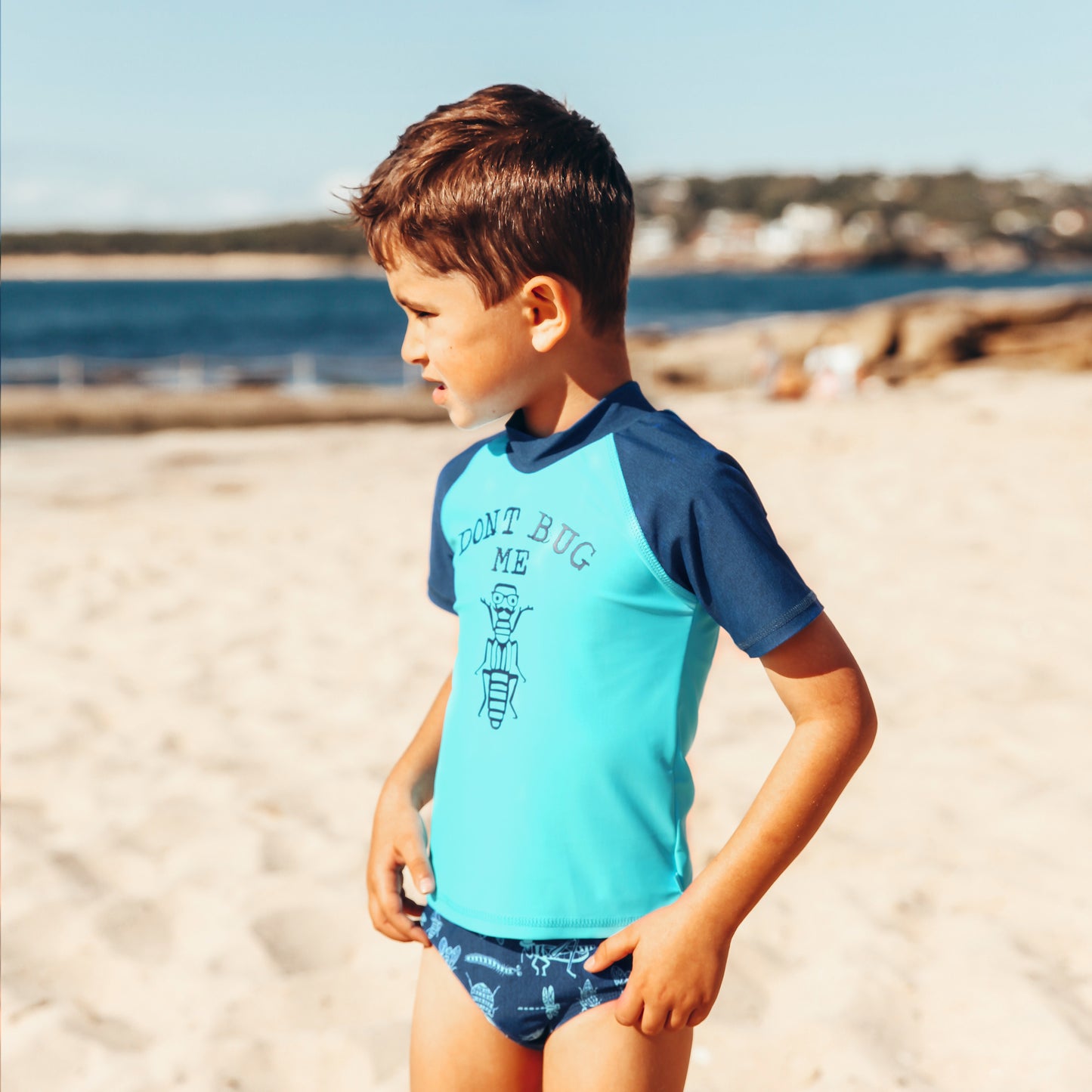 406 Bugged Short Sleeve Rashvest - Salty Ink