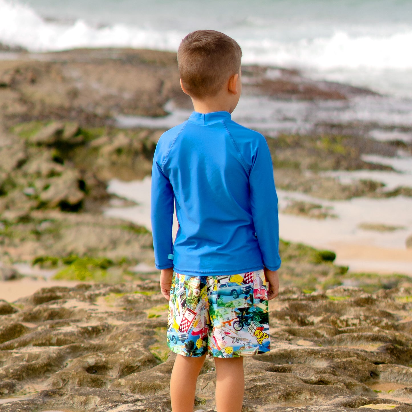 407 Mash Up Long Sleeve Rashvest