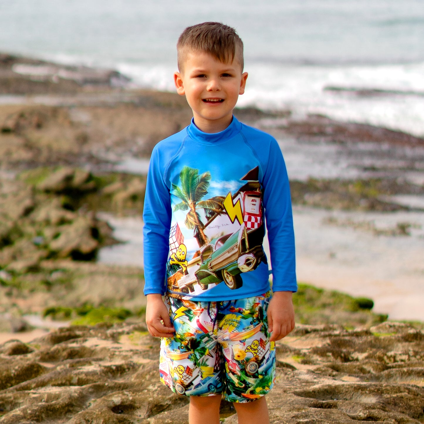 407 Mash Up Long Sleeve Rashvest