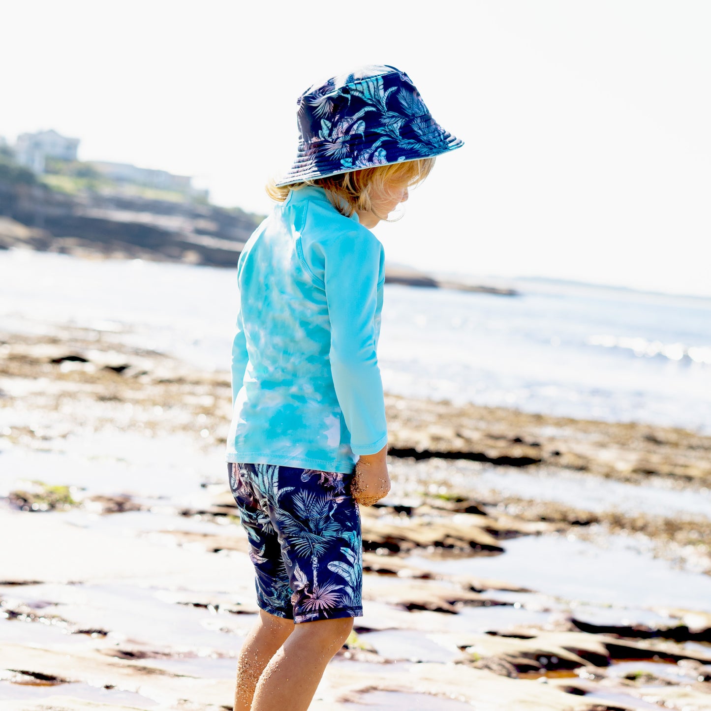407 Castaway Long Sleeve Rashvest - Salty Ink