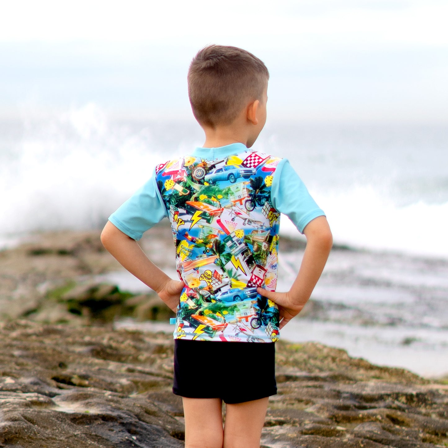 409 Mash Up Short Sleeve Rashvest Set