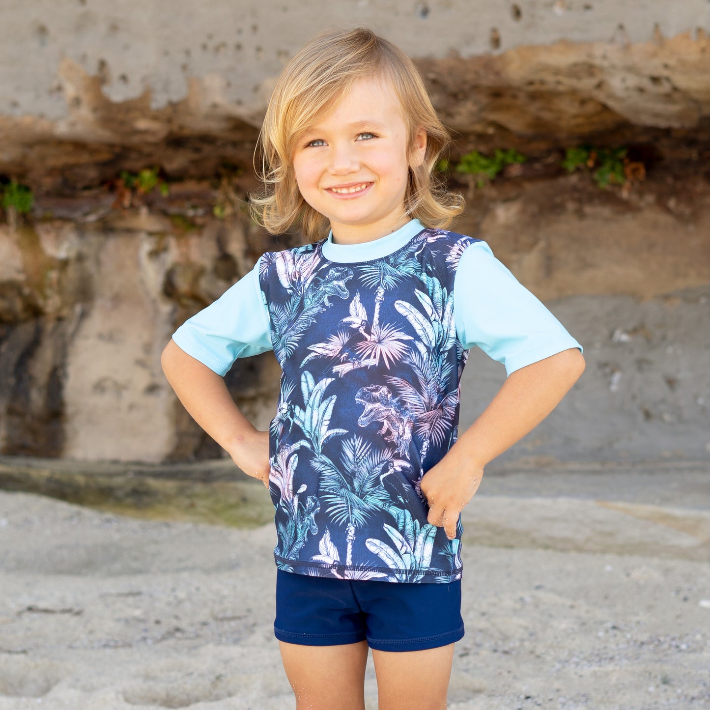 409 Castaway Boys Rashvest Set - Salty Ink