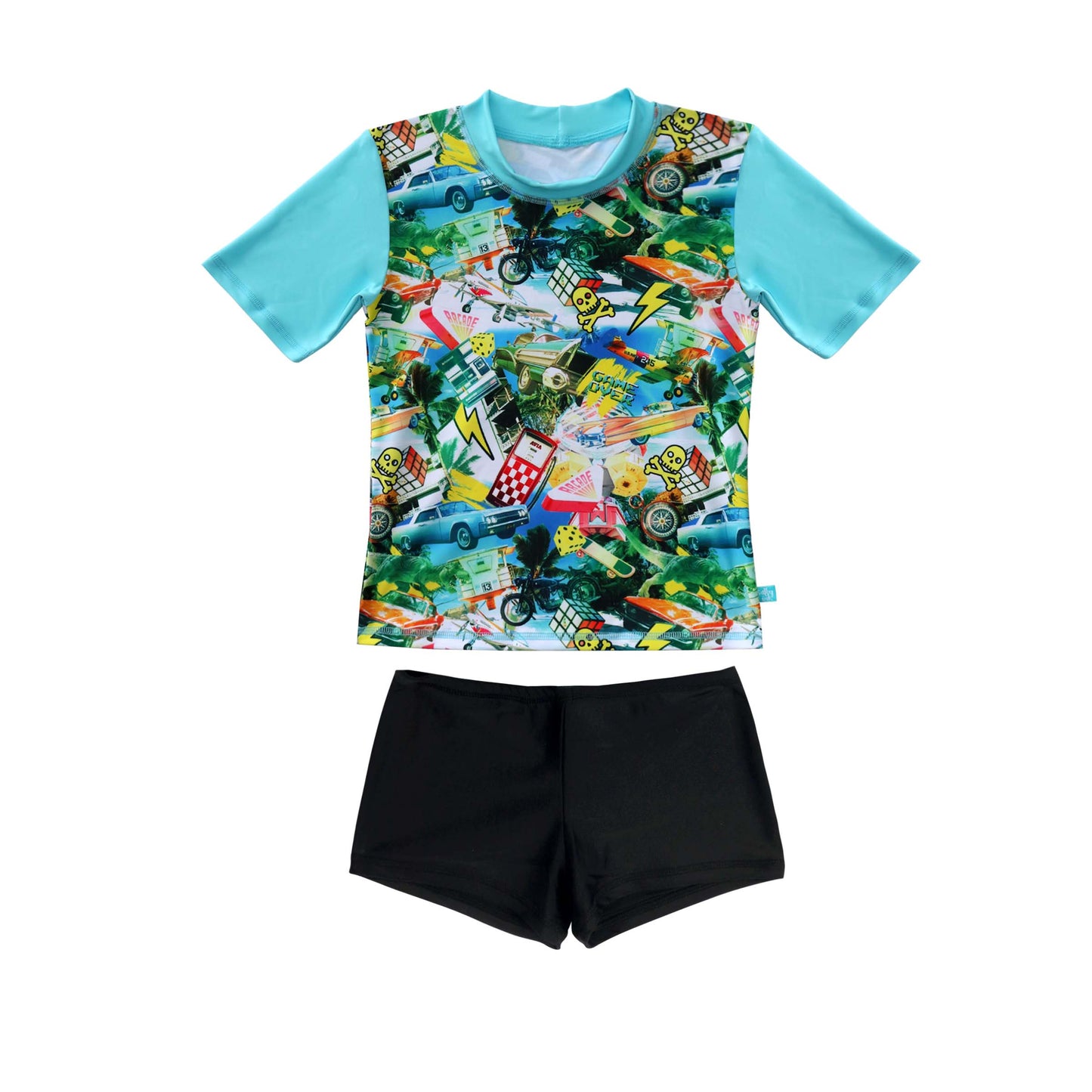 409 Mash Up Short Sleeve Rashvest Set