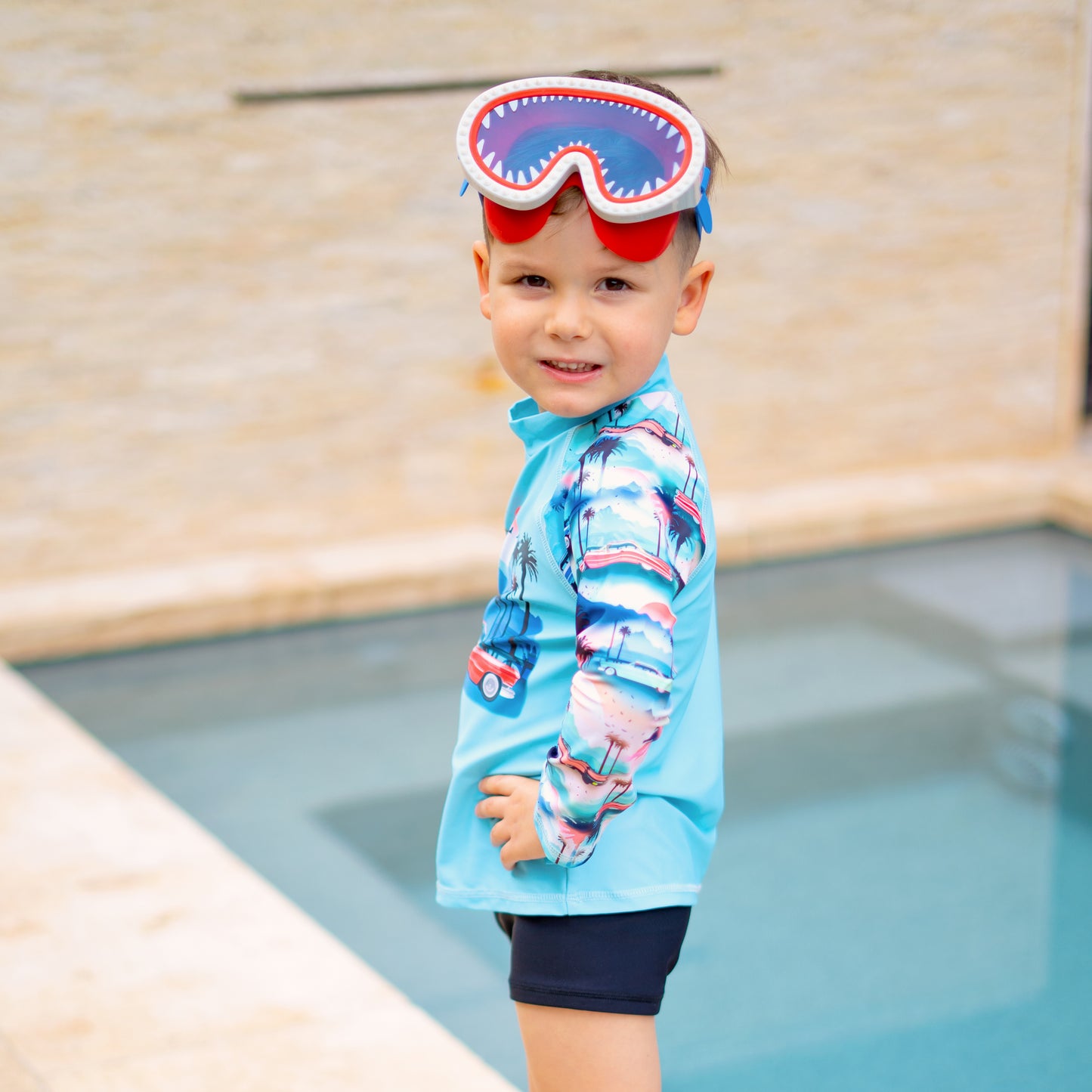 410 Sunset Boulevarde Long Sleeve Rashvest Set