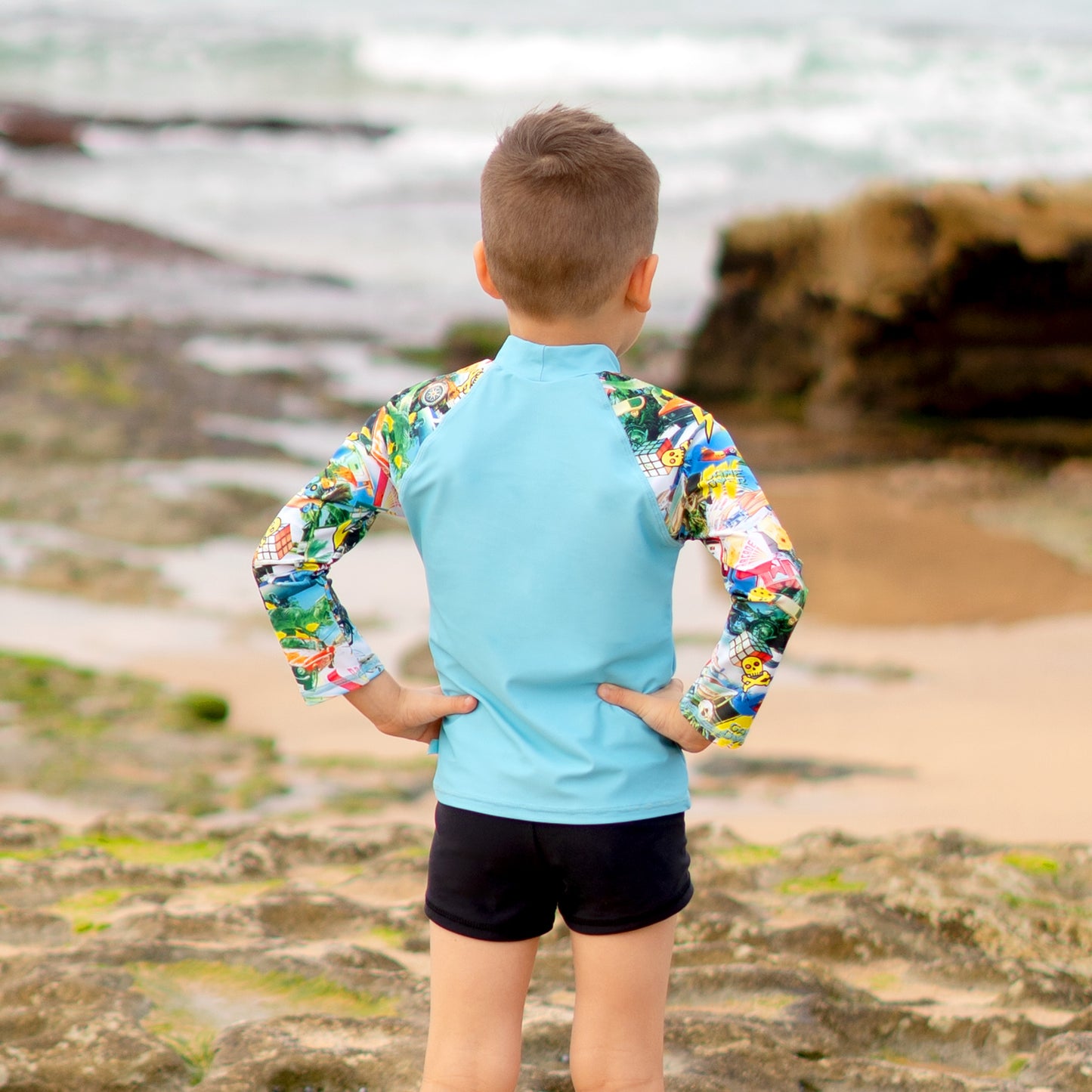 410 Mash Up Long Sleeve Rashvest Set
