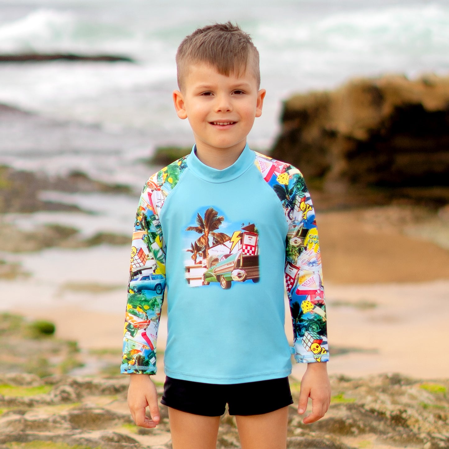 410 Mash Up Long Sleeve Rashvest Set