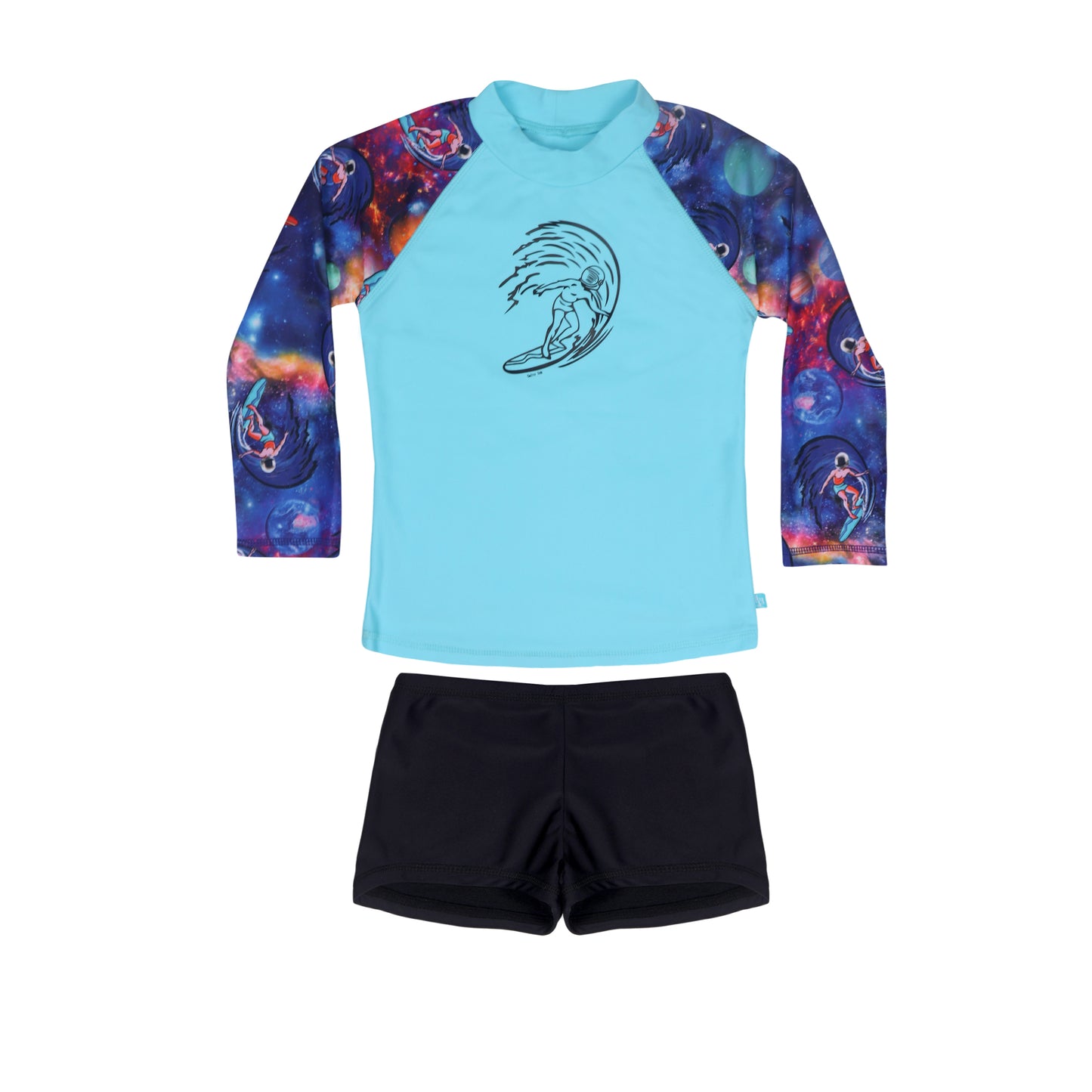 410 Space Surfer Long Sleeve Rashvest Set - Salty Ink
