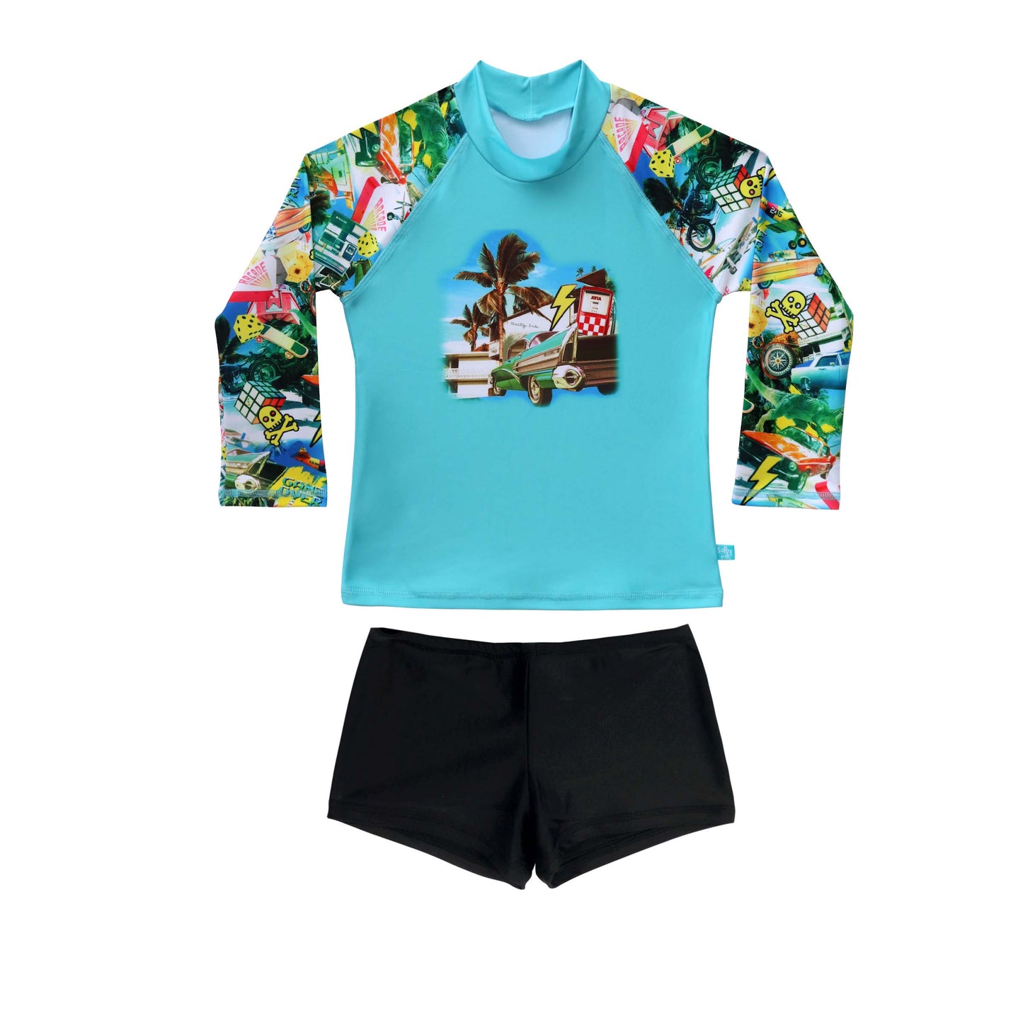 410 Mash Up Long Sleeve Rashvest Set