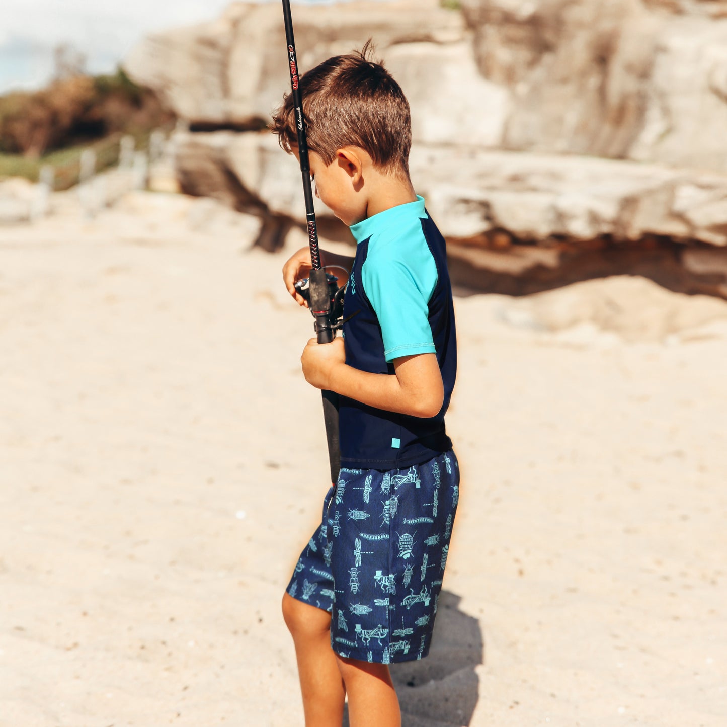 411 Bugged Boardie - Salty Ink