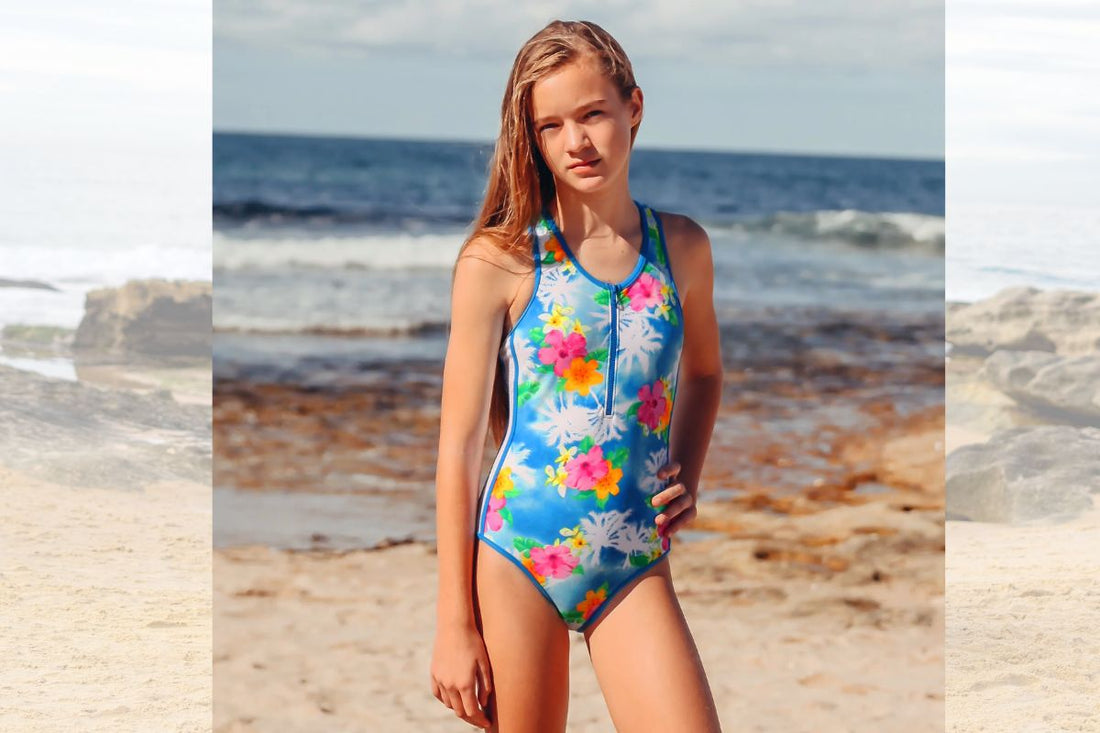 Floral One Piece Swimwear