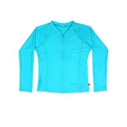 1241 Aqua Salty Long Sleeve Rashvest