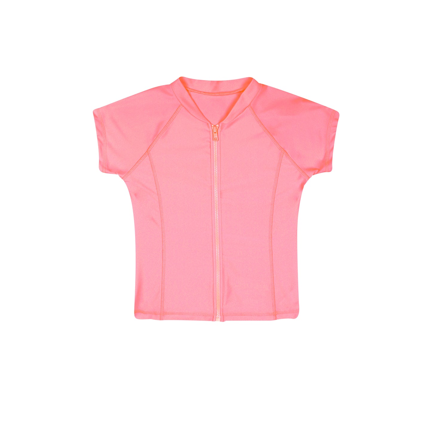 1242 Peach Salty Girls Short Sleeve Rashvest