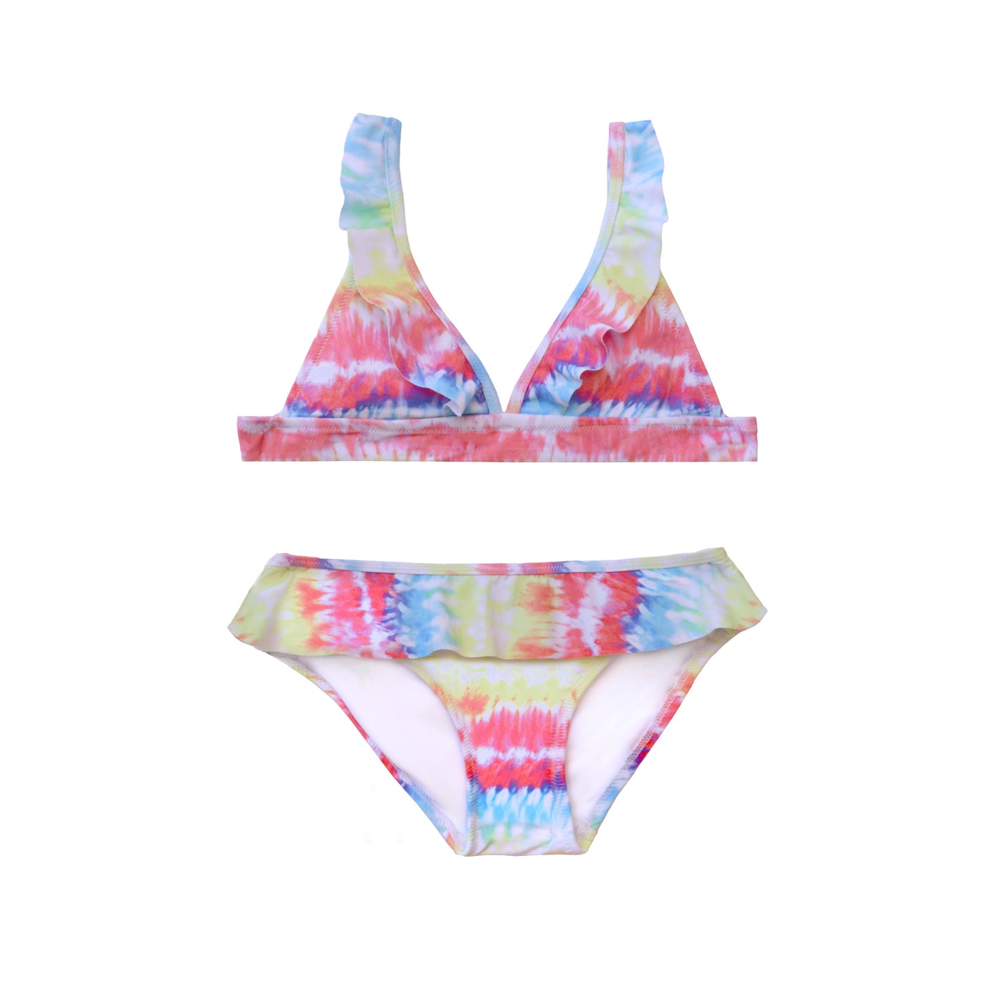 1297 Vivad Jungle Tye Dye 70’s Halter Bikini
