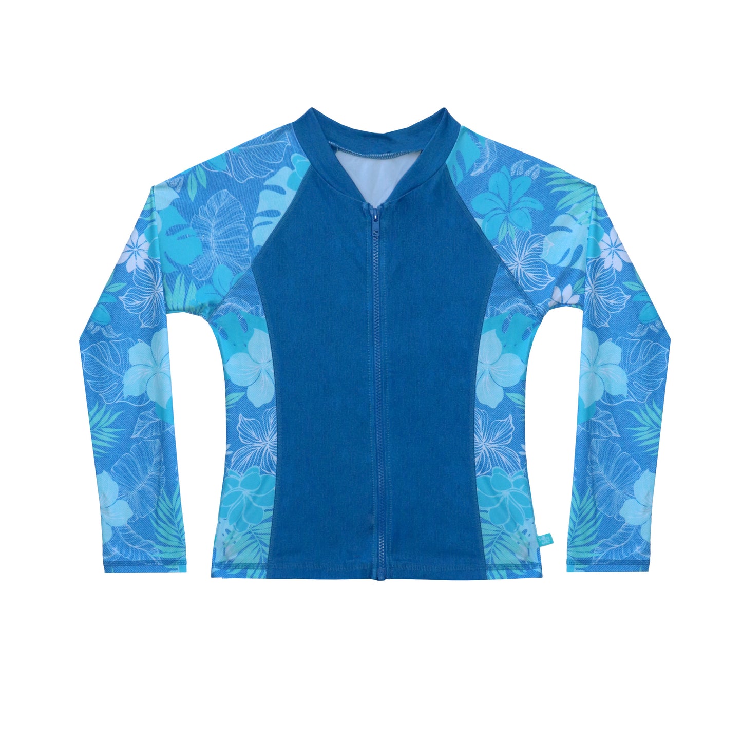 1419 Tropicana Denim Long Sleeve Rashvest