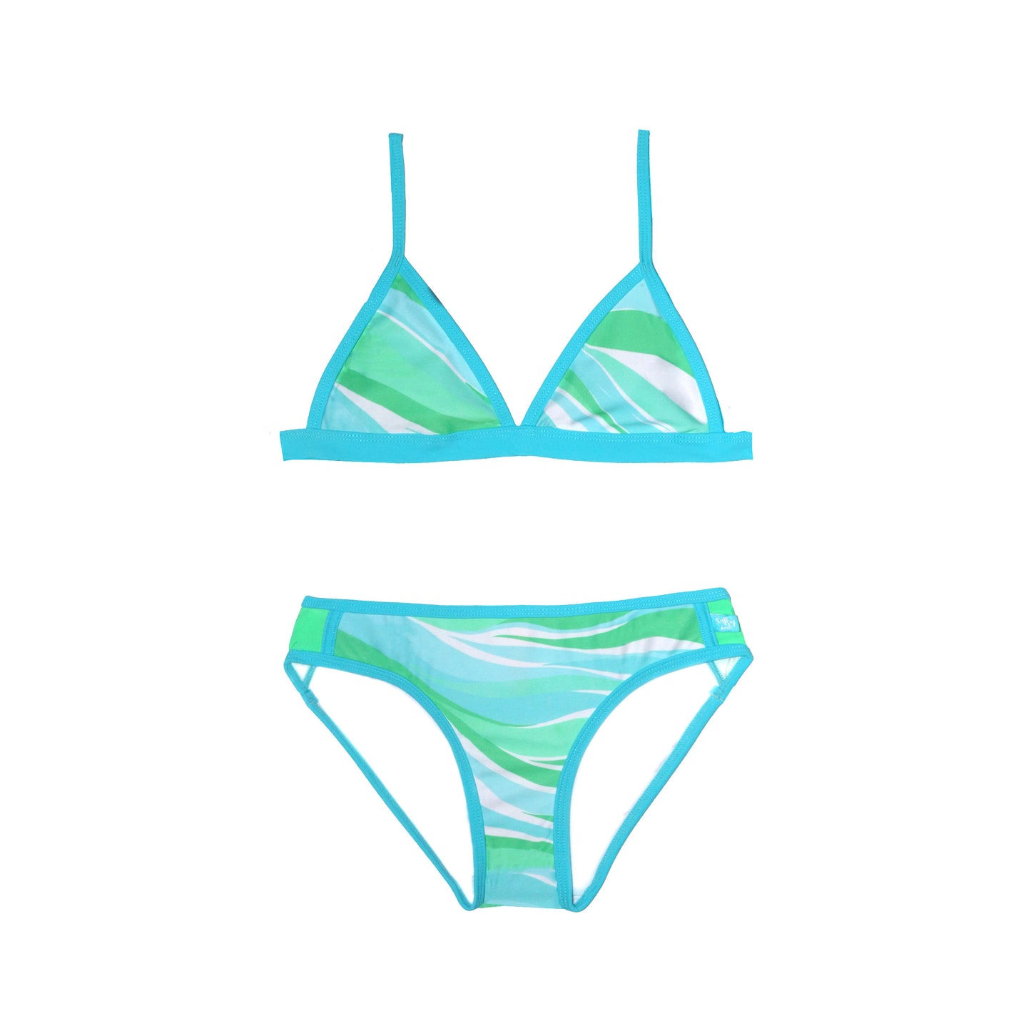 1433 Coastal Blue Wave Tri Bikini