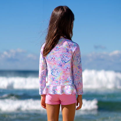 1439 Miss Fantasia Long Sleeve Sunvest Set