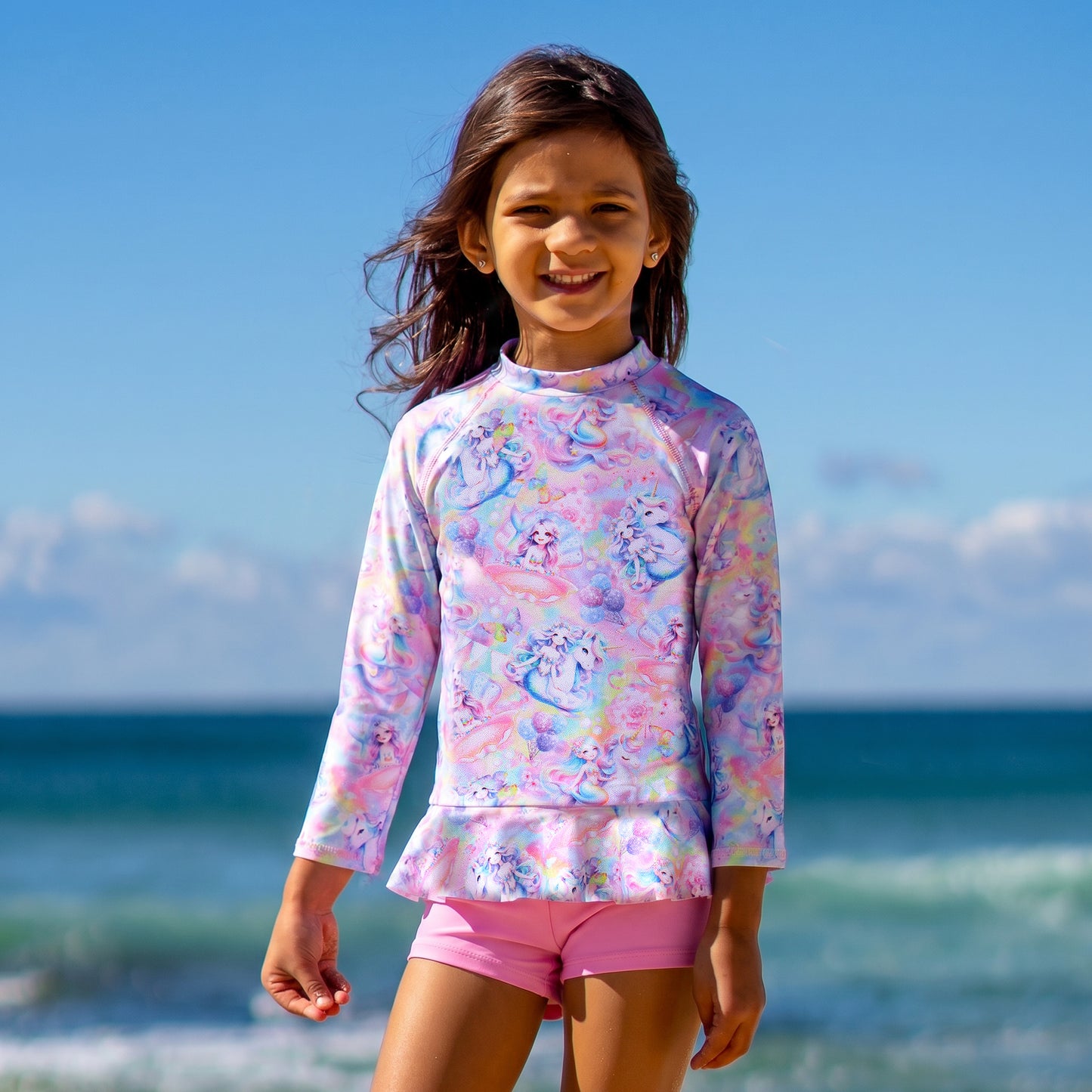 1439 Miss Fantasia Long Sleeve Sunvest Set