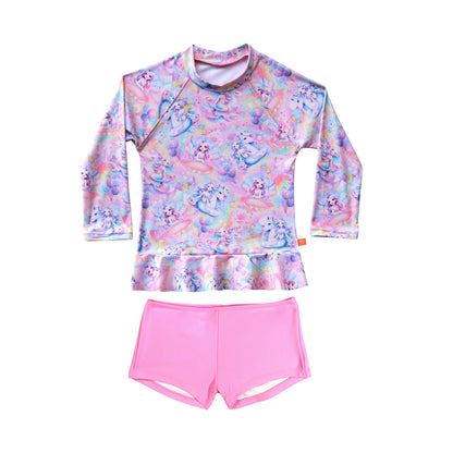 1439 Miss Fantasia Long Sleeve Sunvest Set