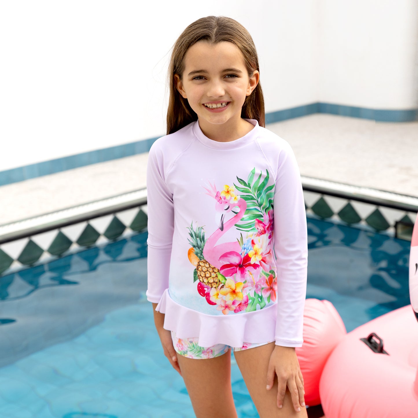 1439 Miss Vacay Long Sleeve Sunvest Set