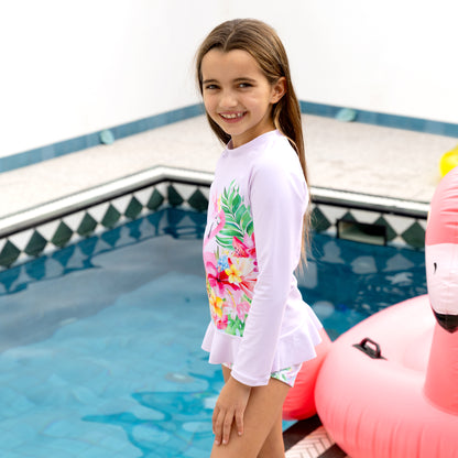 1439 Miss Vacay Long Sleeve Sunvest Set