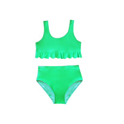 1469  Miss Cupcake Kiwi Reversible Bikini
