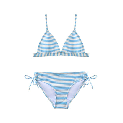 1510 Salty Blue Stripe Tri Bikini