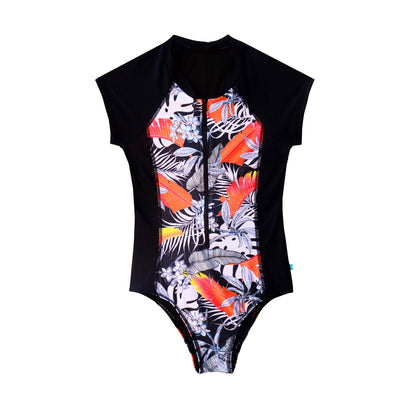 teen colourful patterned surfsuit 