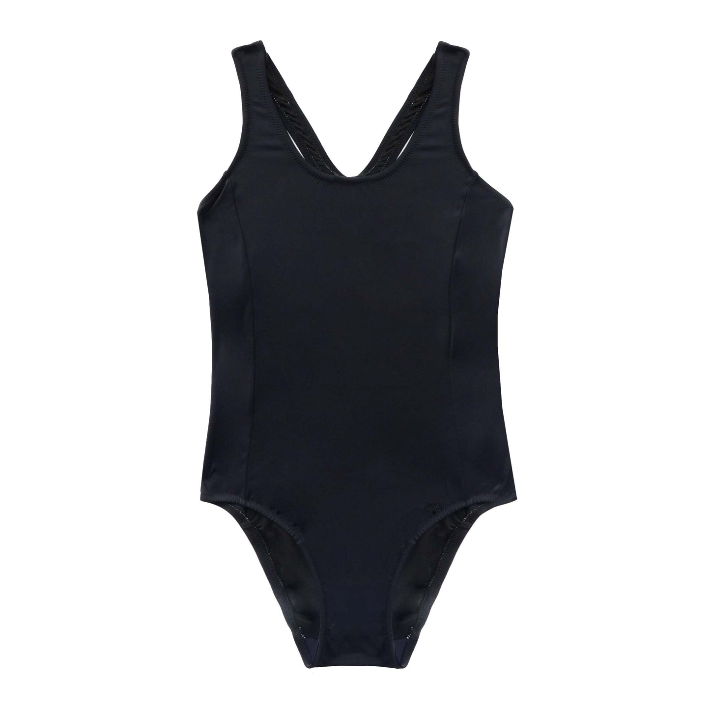 black one piece on white background