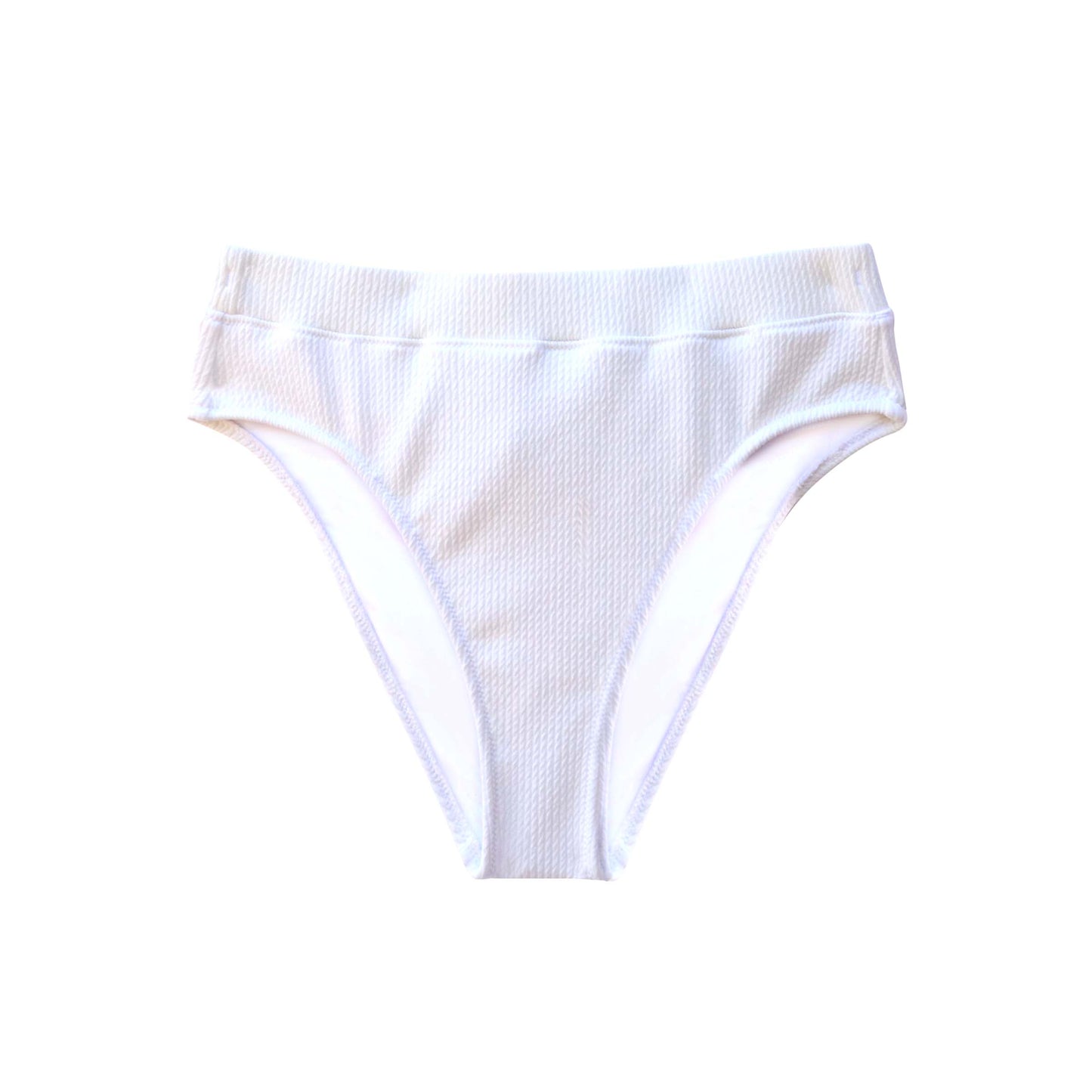 White underwear on a white background