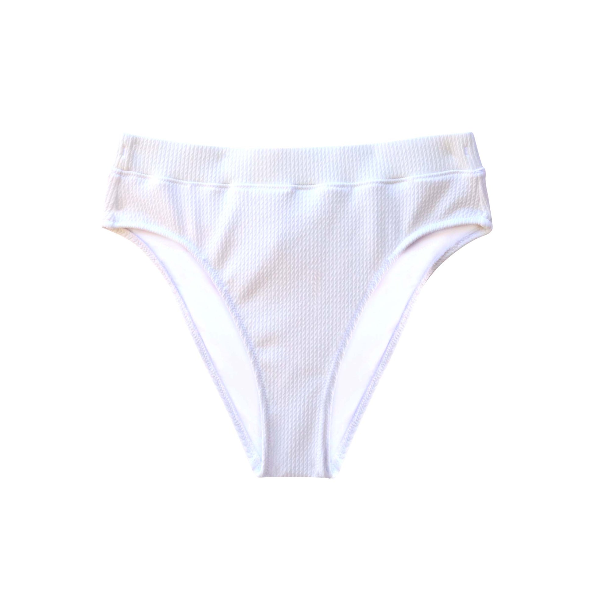 White underwear on a white background