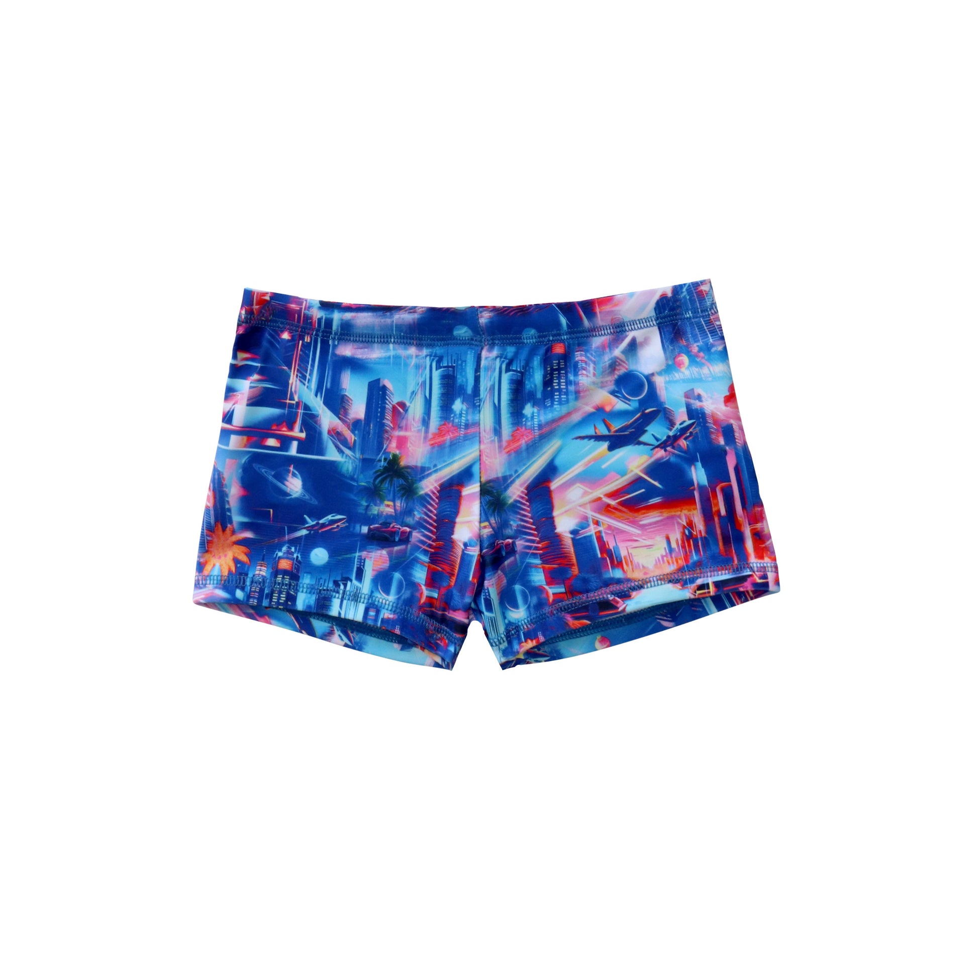 salty ink boy swim trunks