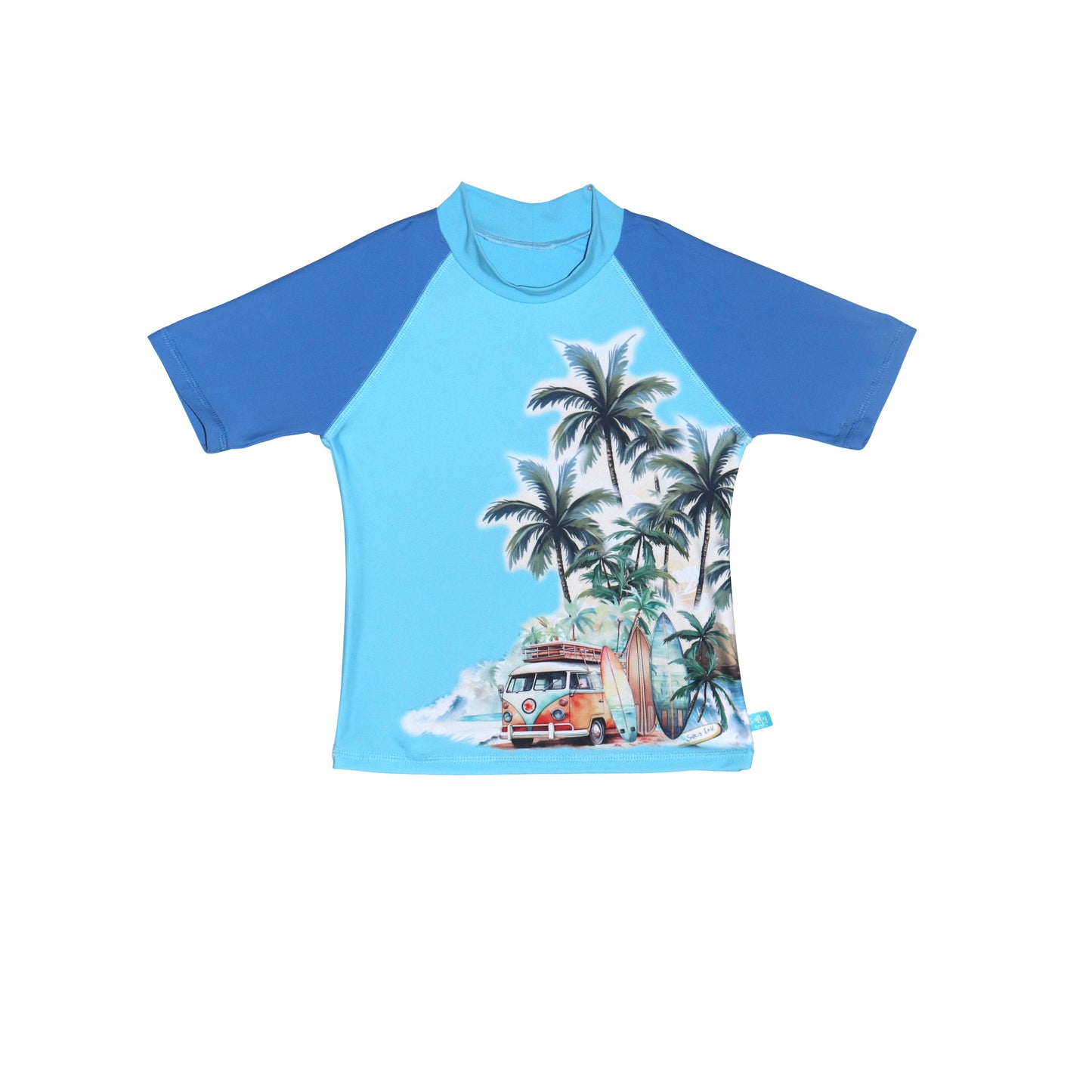 406 Coastal Camper Blue Short Sleeve Rashvest